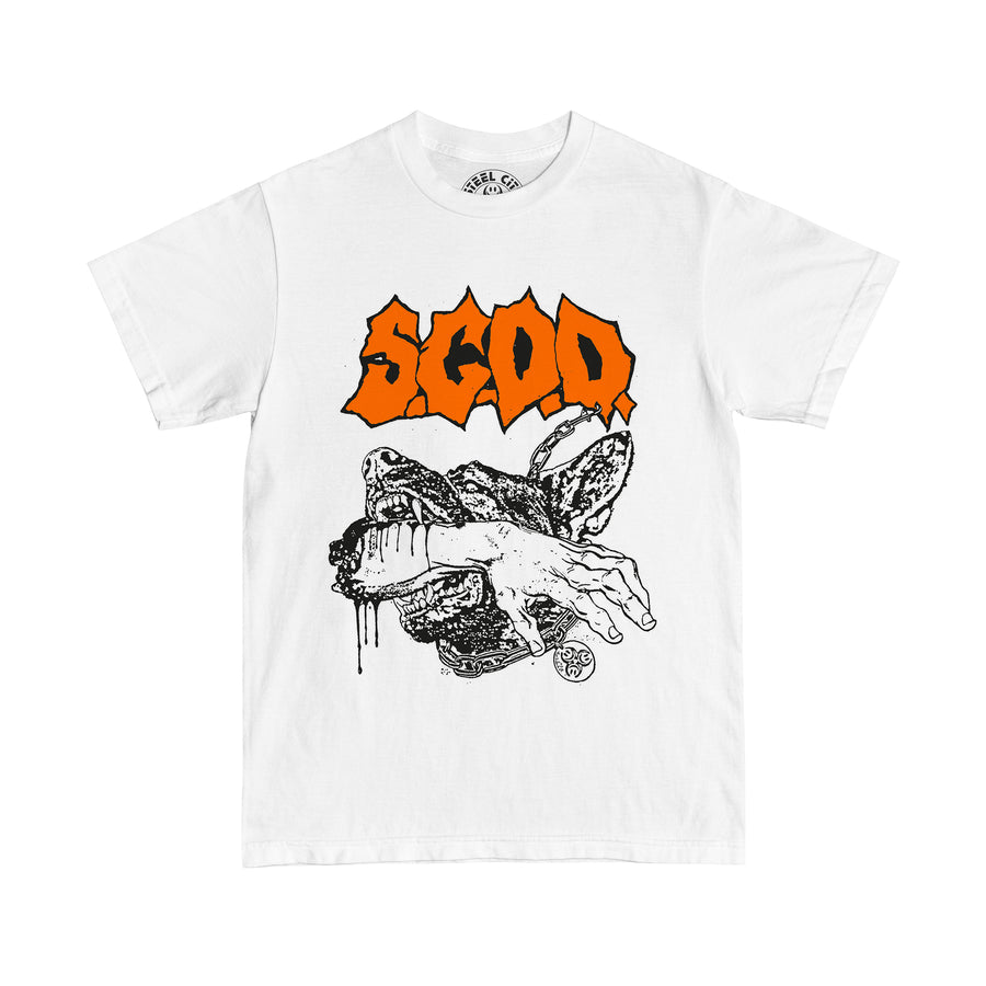 Beware of S.C.D.D. T-shirt - White