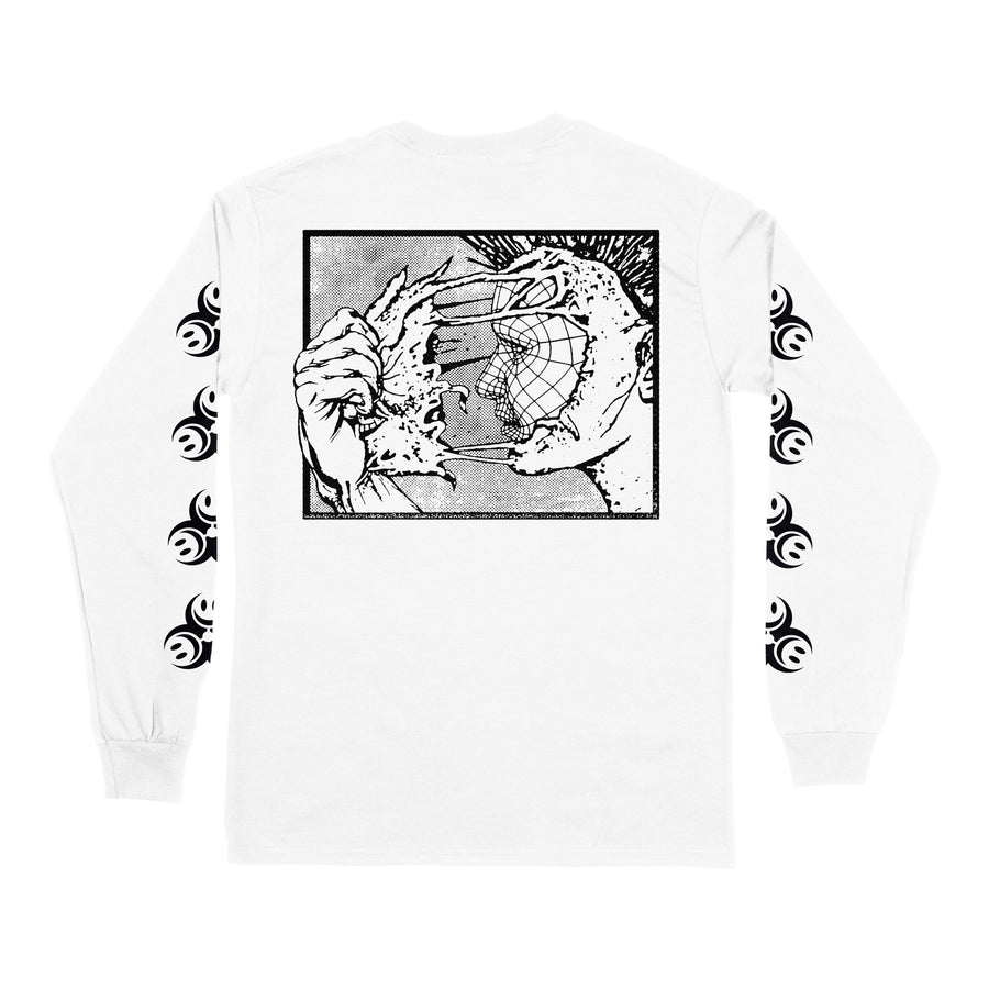 Opt Out L/S T-shirt - White