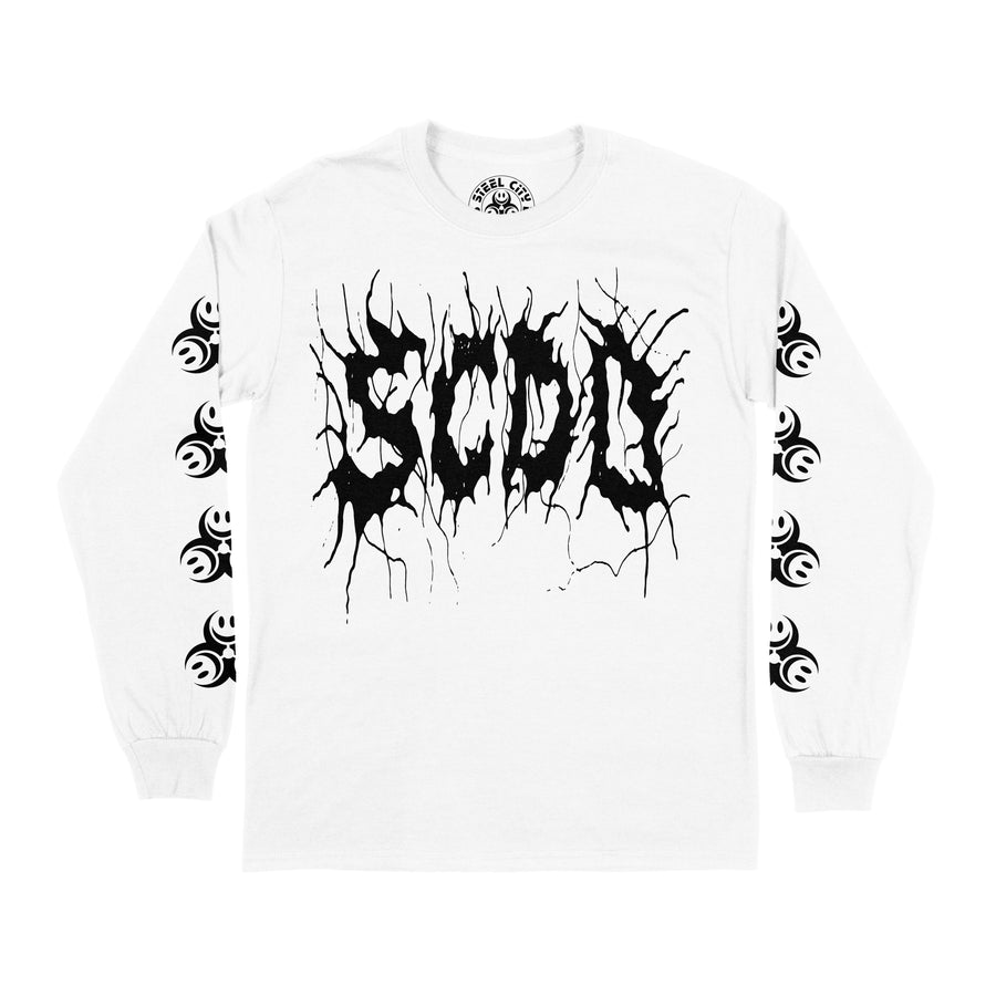 Opt Out L/S T-shirt - White